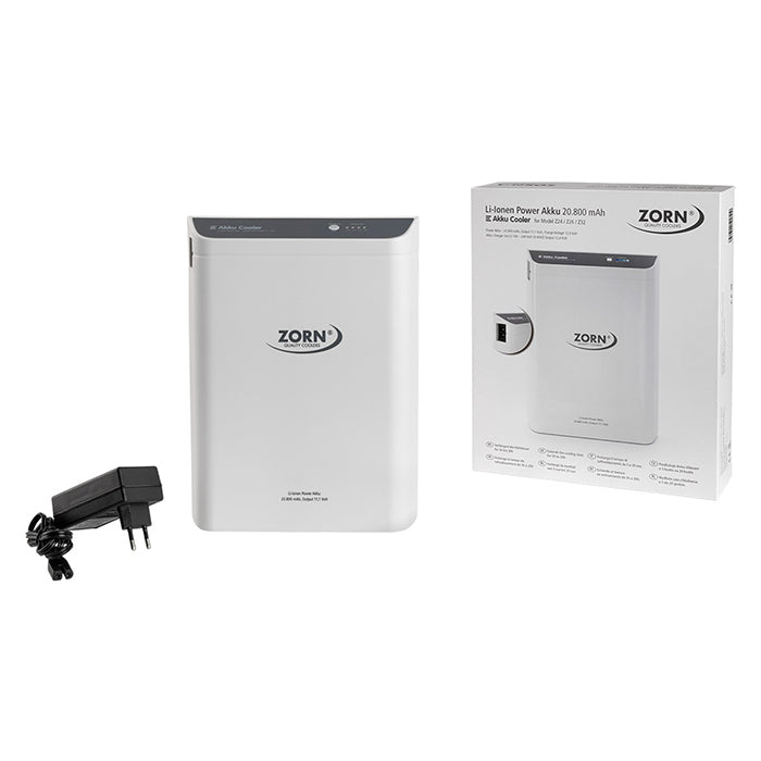 ZORN Z26 Li-Ion batteri med oplader og emballage