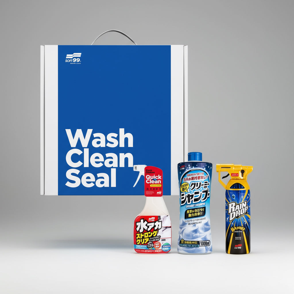 Soft99 Wash & Clean & Seal bilplejesæt