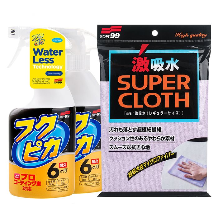 Soft99 Waterless rengjøringssett