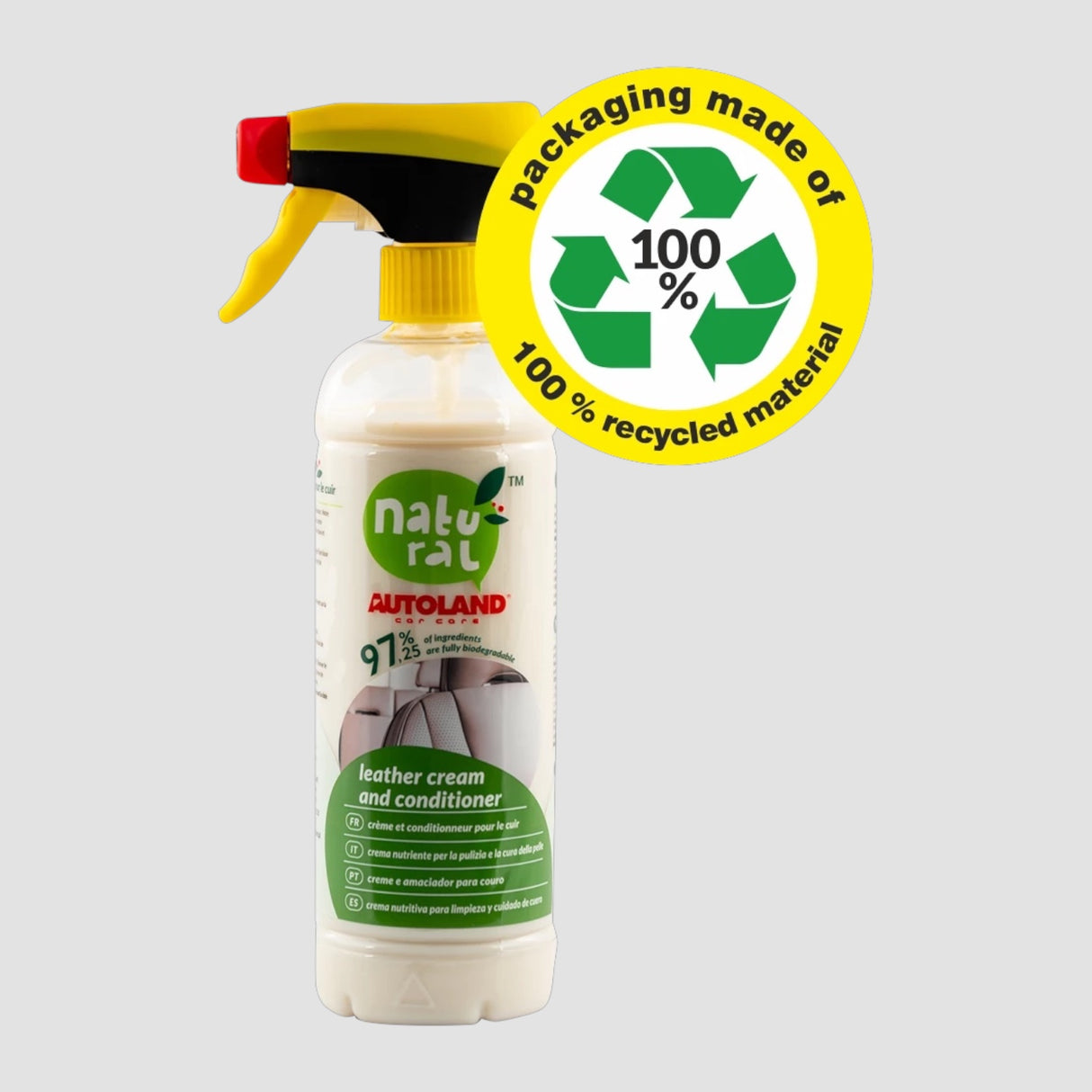 Autoland Leather Cream and Conditioner (Natural) - Biologisk nedbrytbar