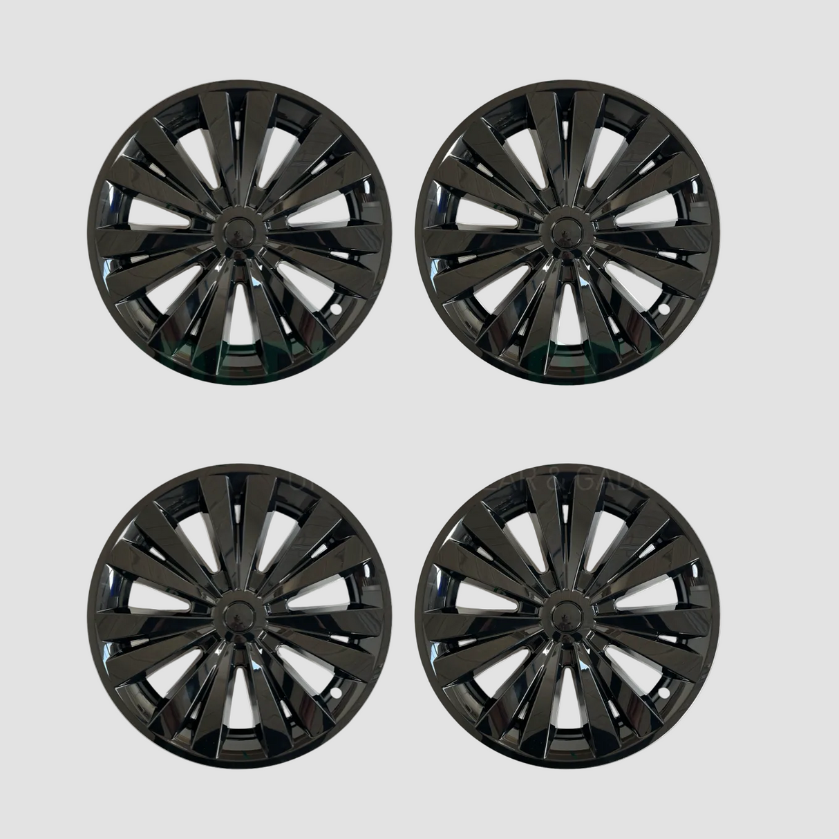 LUXE hjulkapsler til Tesla Model Y, org. 19″ standard felger.
