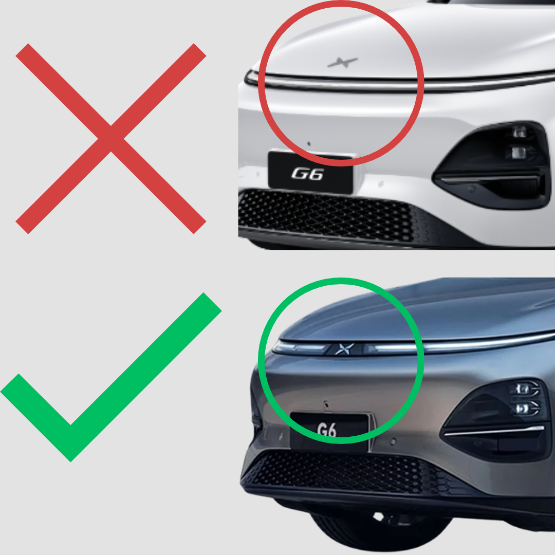 Emblemdeksel til frontlogo - XPENG G6