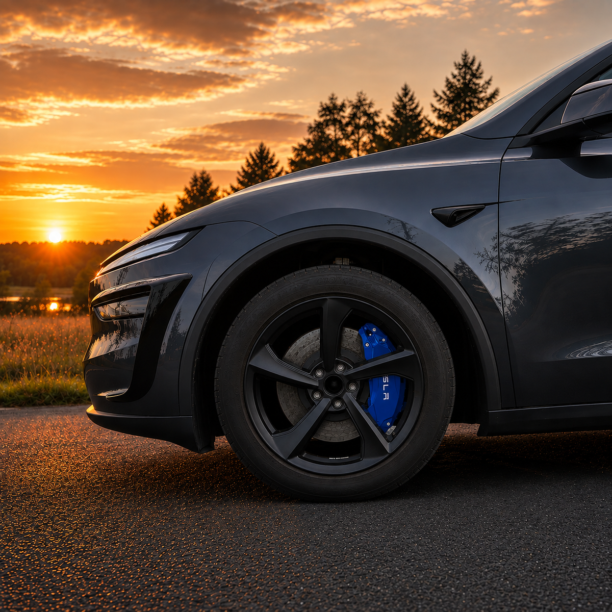 GCG MAX Cover til bremsekalipere - Passer til Tesla Model Y 2025- Juniper
