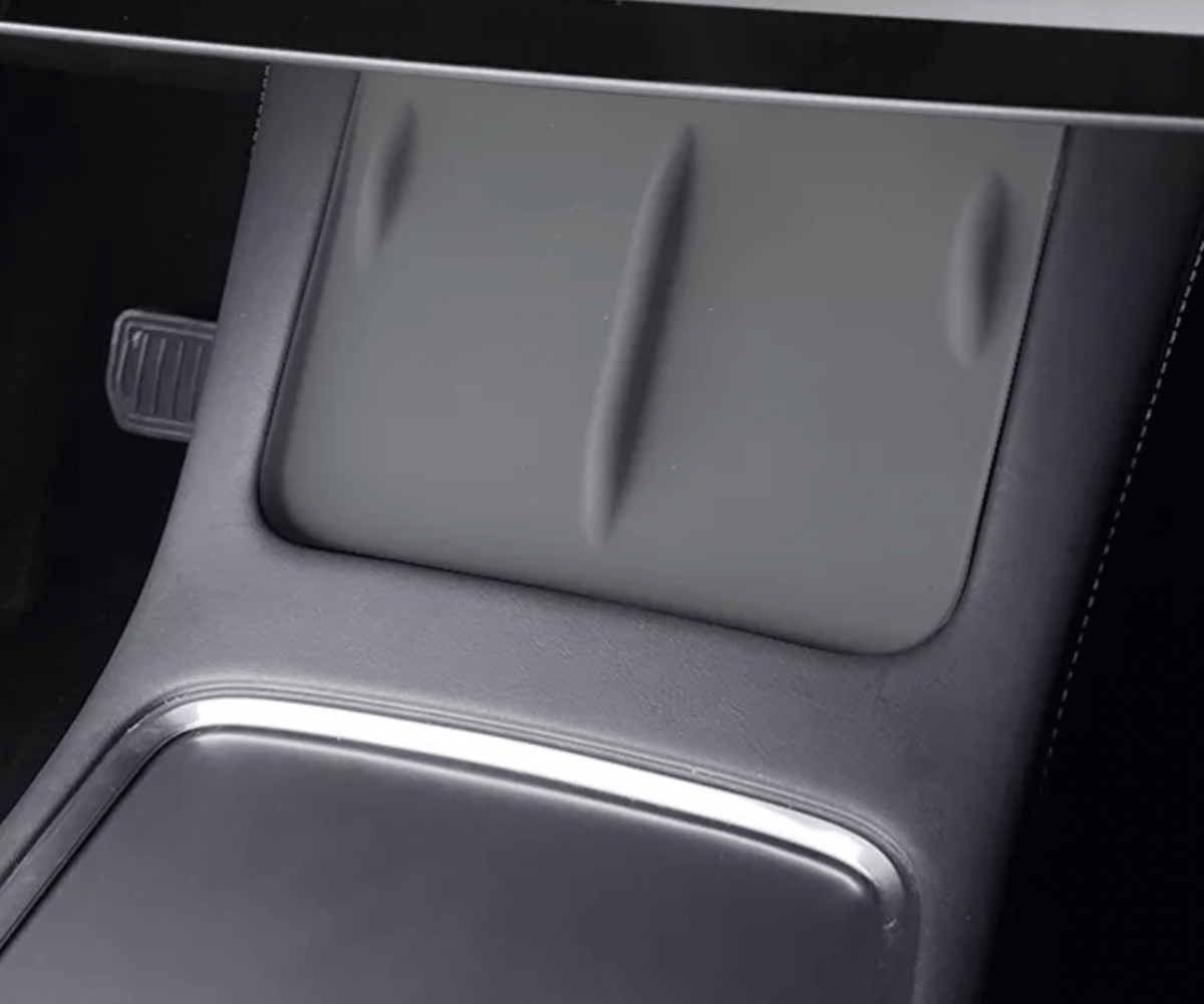 Silikonunderlag til trådløs lader - Passer til Tesla Model 3/Y