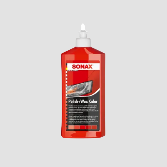 Sonax Polish & Wax Color (rød)
