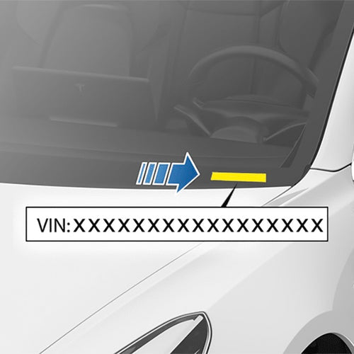stelnummer på tesla model y