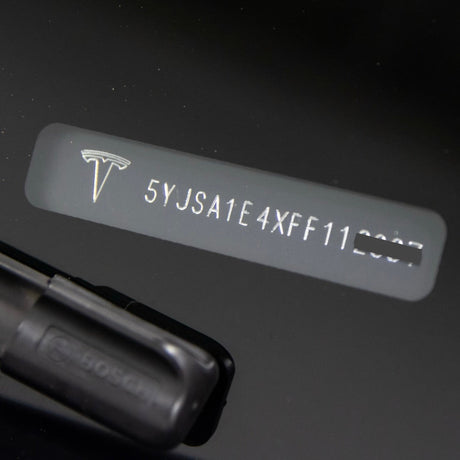 stelnummer på tesla model 3