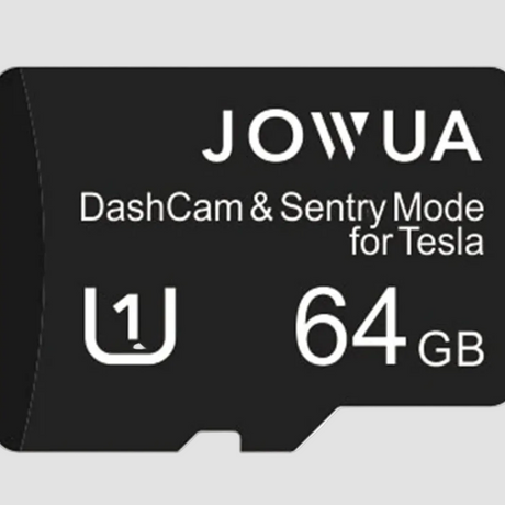 Sort Jowua micro SD-kort på 64 GB til DashCam og Sentry Mode i Tesla