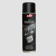 Sort spraydåse med EXO 77 Label Remover etiketfjerner på hvid baggrund