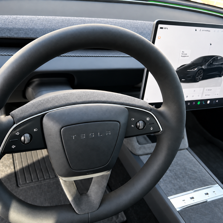 Alcantara rat-cover til Tesla Model 3 Highland og Model Y Juniper