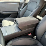 Alcantara armlene med innebygd oppbevaringsrom - Tesla Model 3/Y