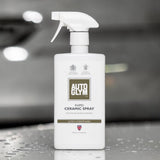 Autoglym Rapid Ceramic Spray 500 ml. flaske med spraymundstykke på vådt underlag