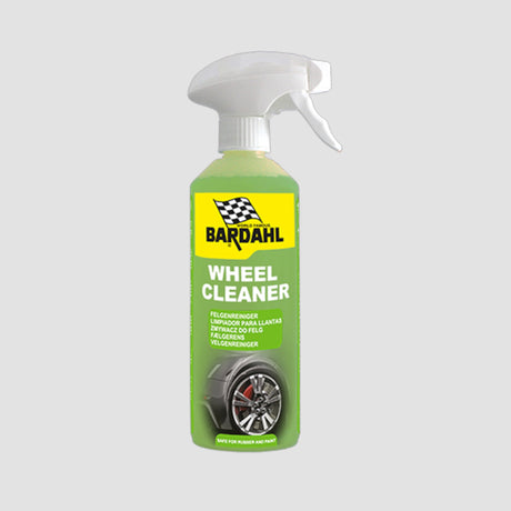 Bardahl Wheel Cleaner BIO 500 ml sprayflaske, grøn emballage med billede af fælg