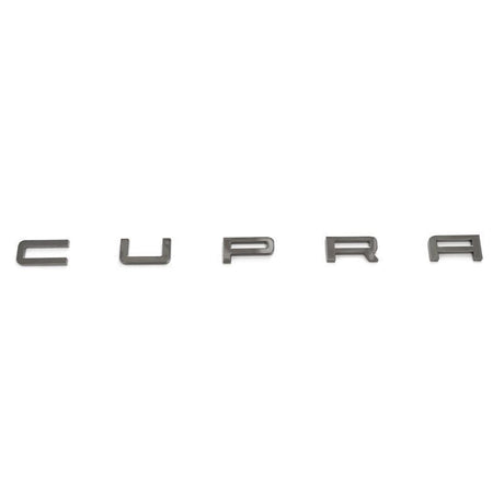 CUPRA bogstaver i metal til bilens bagklap