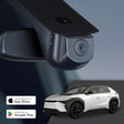 GCG MAX 4K Dashcam til Toyota bZ4X - promobillede med kamera og app-download links