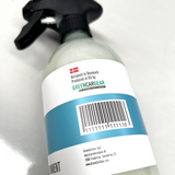 GCG MAX Cockpit Cleaner flaske med QR-kode og dansk designmærke