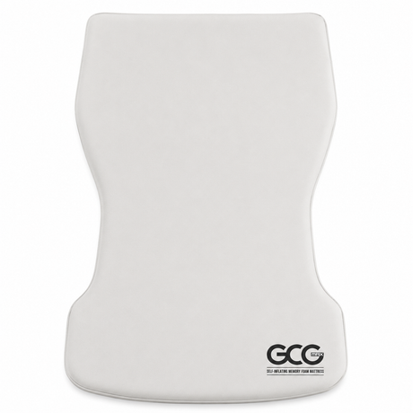 GCG MAX LuxusFlat madras med formet design set forfra