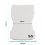 Måltegning med dimensioner for GCG MAX LuxusFlat madras