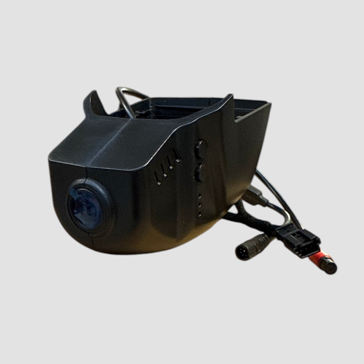GCG MAX 4K Dashcam - selve kameraenheden med ledninger og stik