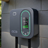 GCG MAX 11kW ladeboks, stilfuldt monteret på en væg