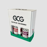 Sædepleje produkter fra GCG pakket ind i GCG emballage