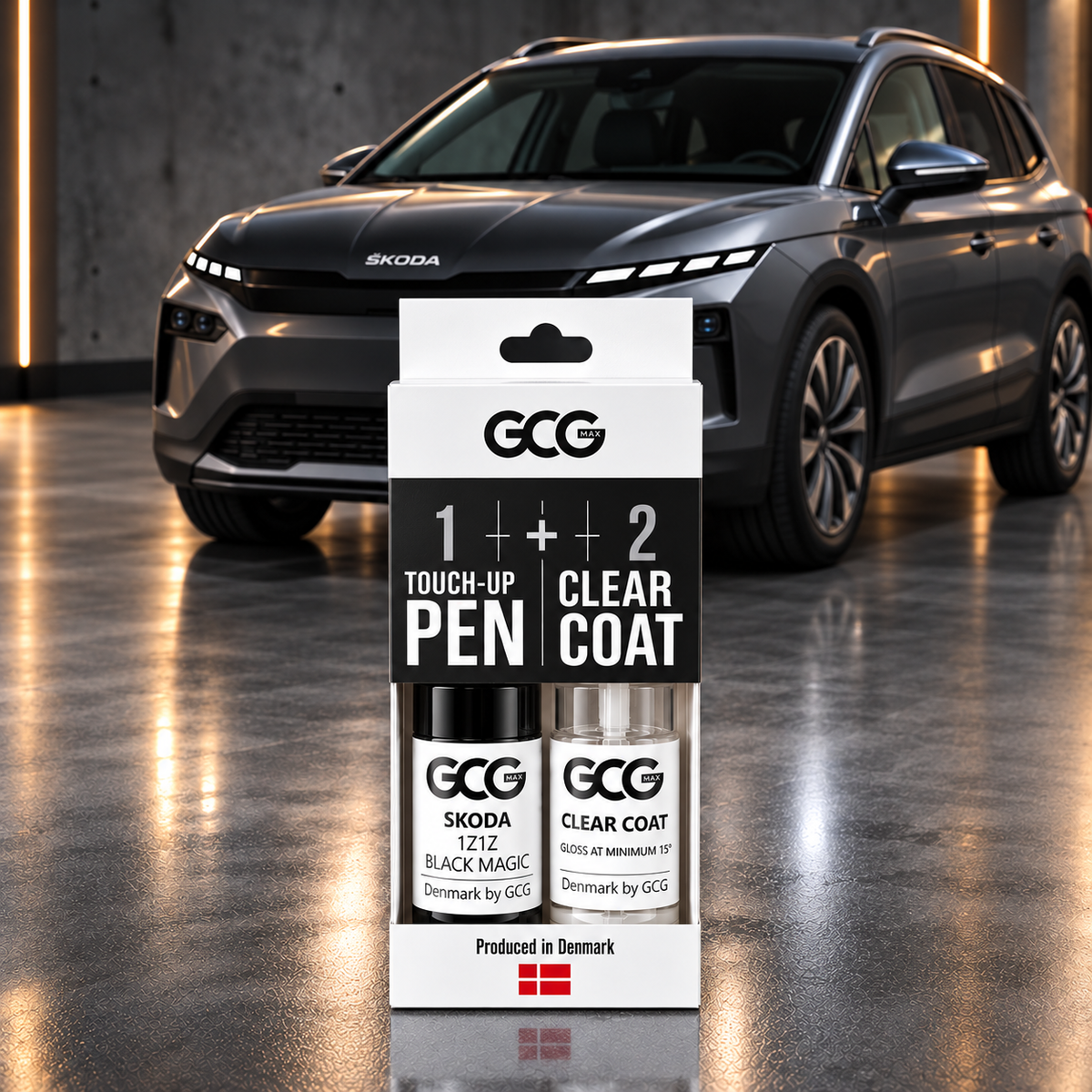 GCG MAX-lakkstift + klarlakk til Skoda