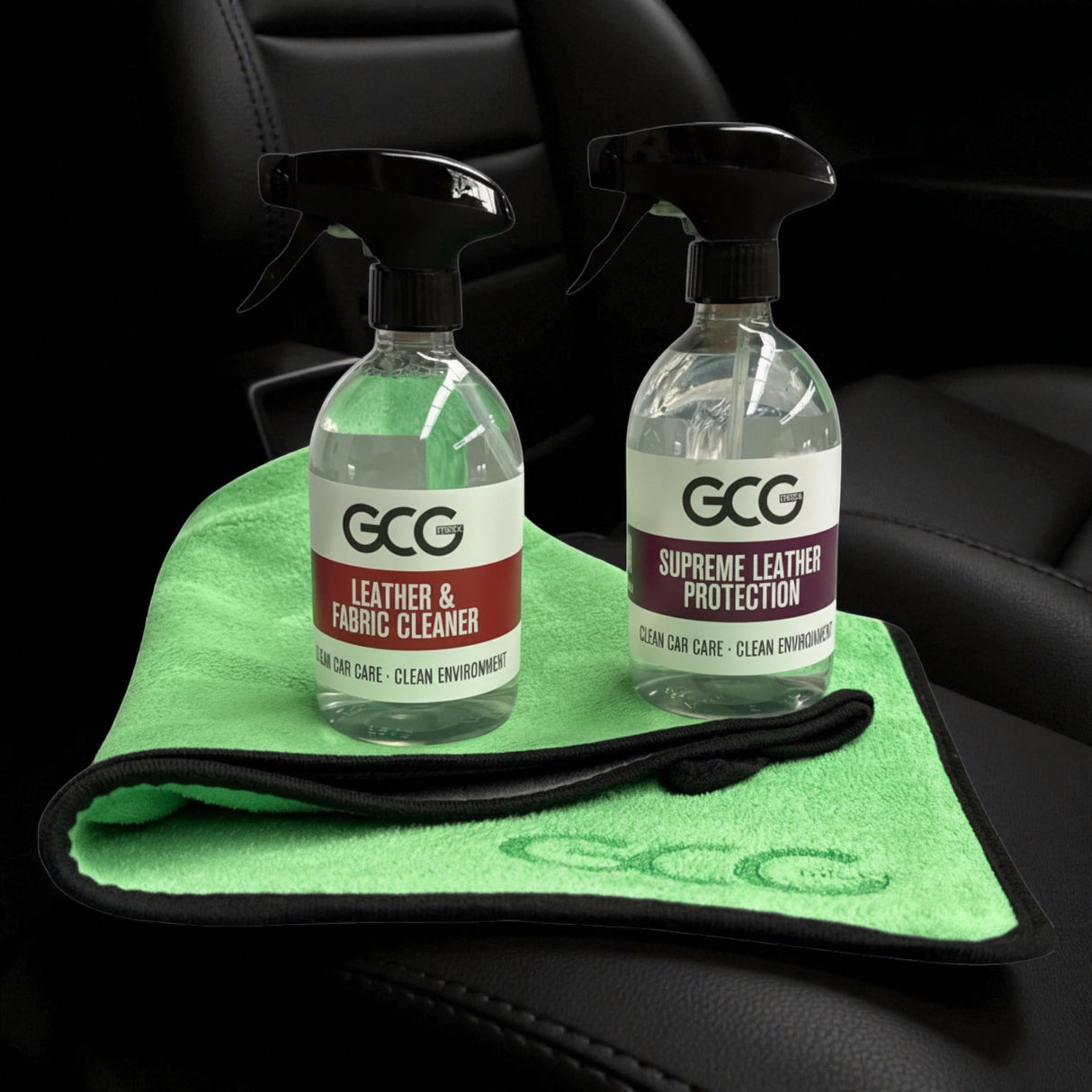 GCG MAX Setepleiesett + Mikrofiberklut