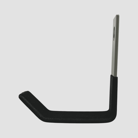 simpel holder til ladekabel set fra siden. 