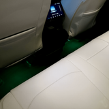 LED-lys under setene - mange fargekombinasjoner