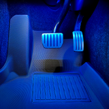 LED-lys under setene - mange fargekombinasjoner