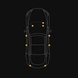 Outlet - LED-lampe - Passer til Tesla Model 3 (før facelift)