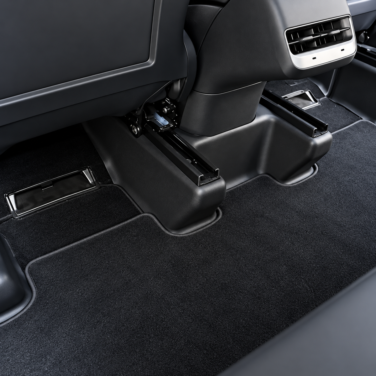 Beskytter til seteskinnene i baksetet – Tesla Model Y (2020–2024)