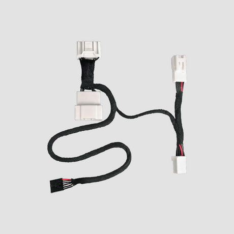 S3XY Gen2 kabel med hvide stik til tilbehør i Tesla biler