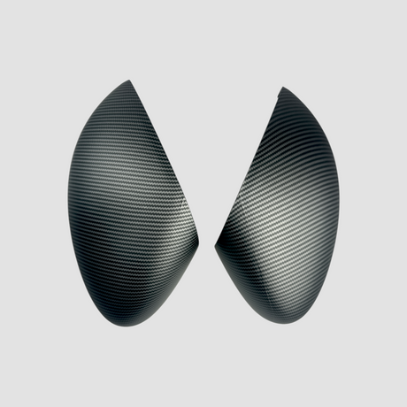 Et par sidespejlcovers i carbonfiber til Ford Mustang Mach-E, produktbillede