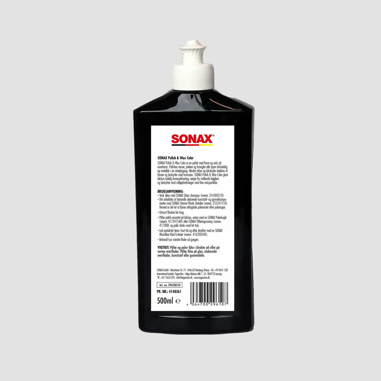 Sonax Polish & Wax Color (rød)
