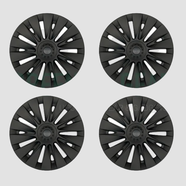 MV Straight hjulkapsler til Tesla Model Y, org. 19" standardfelger