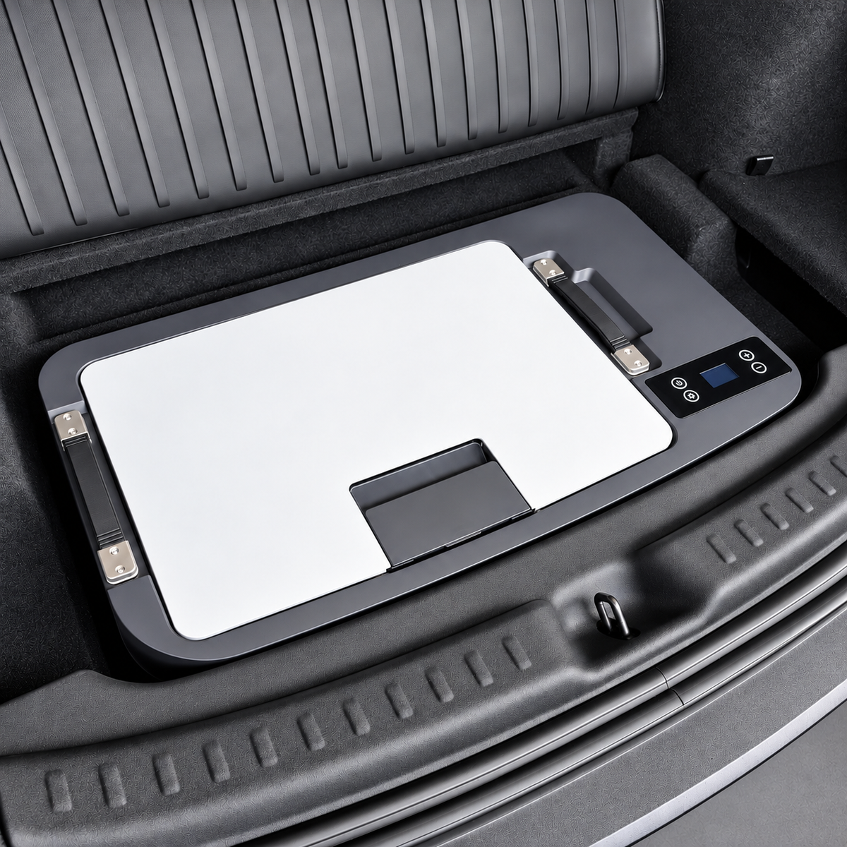 Kjøleboks med kompressor til sub-trunk - Tesla Model Y