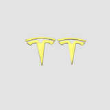 Emblemer i metall - passer til Tesla Model 3