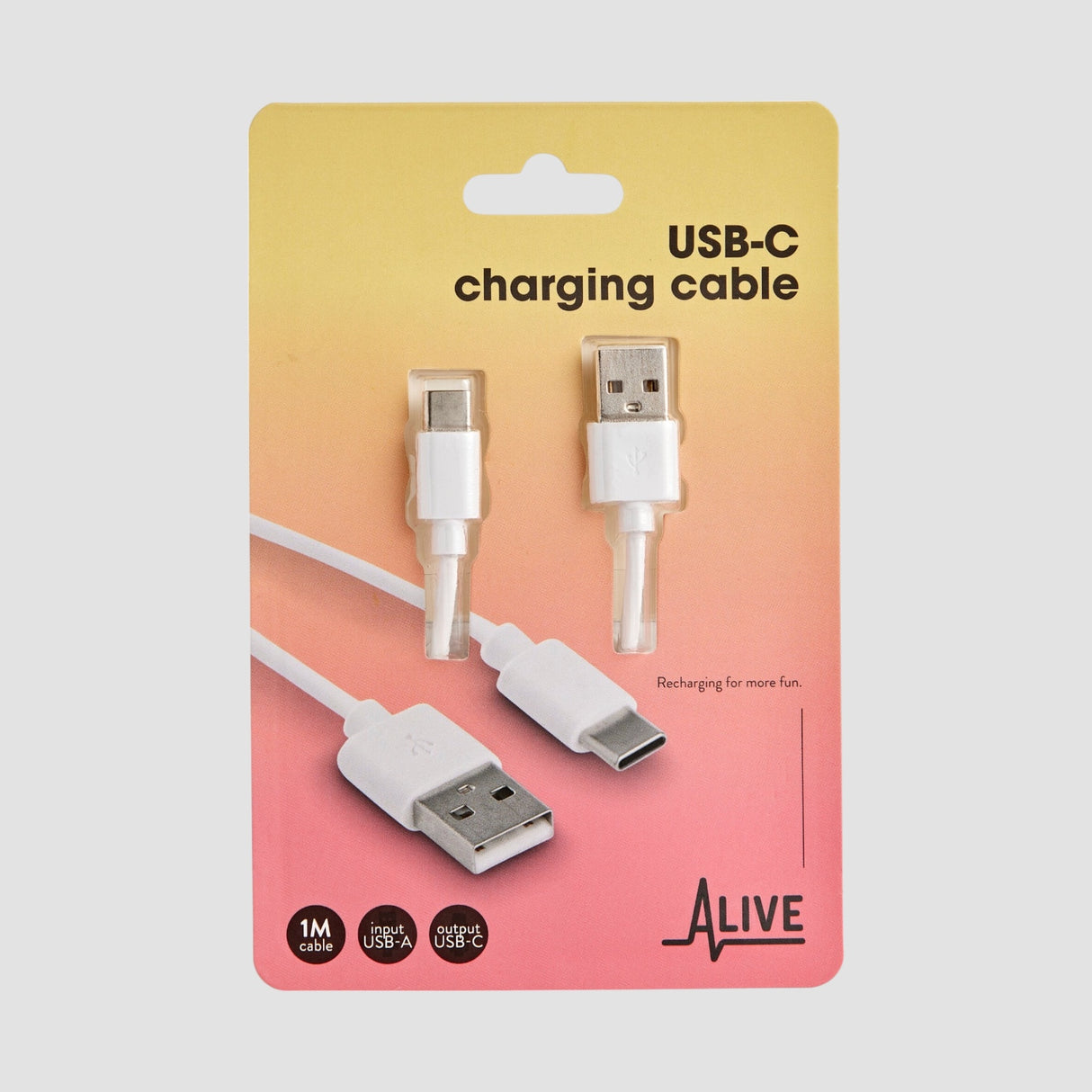 USB-C ladekabel