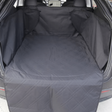 Hundetæppe/afdækning til bagagerum i Tesla Model Y, sort og smudsafvisende.