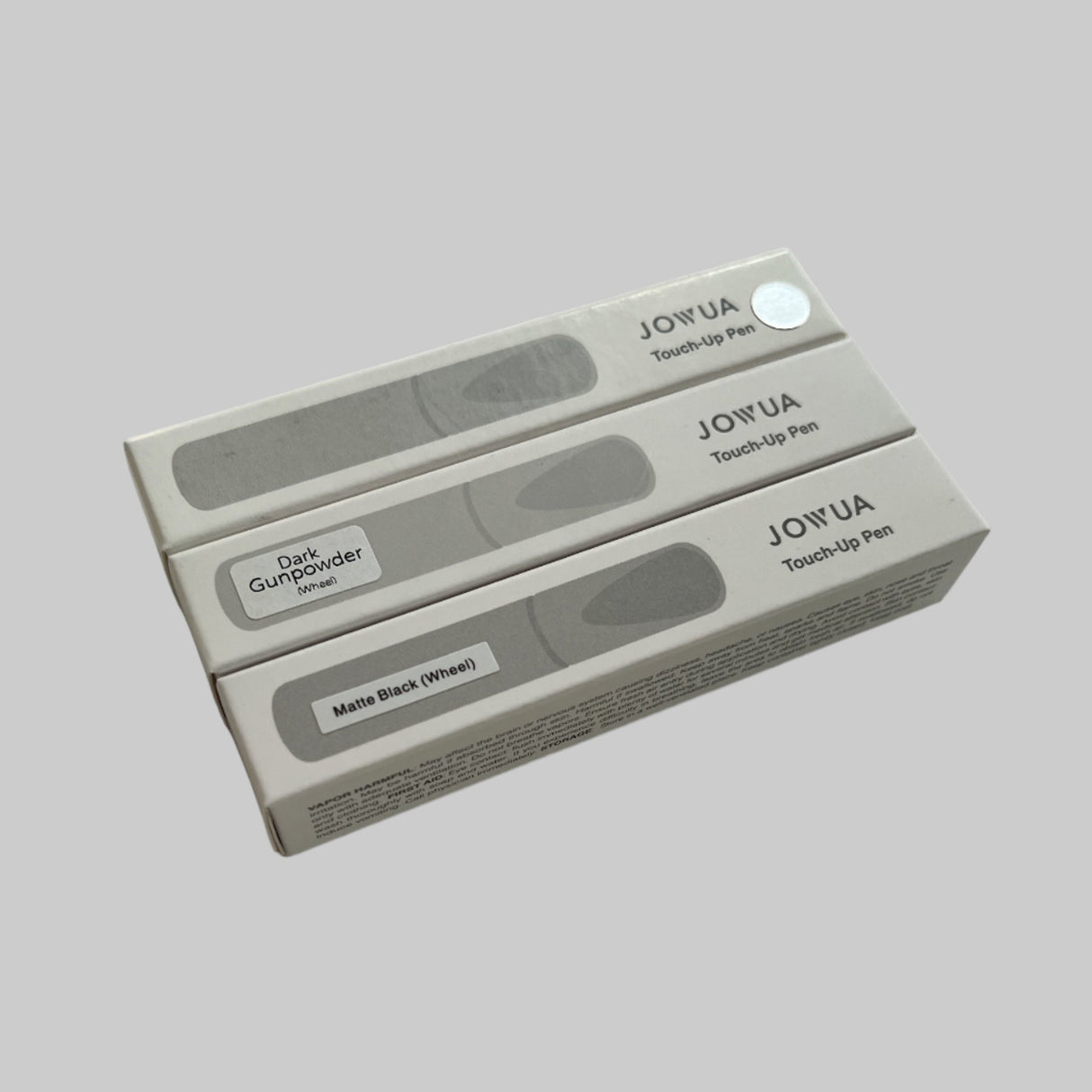 Jowua Touch-Up Pen lakstift til reparation af lakskader på fælge i farverne Dark Gunpowder og Matte Black