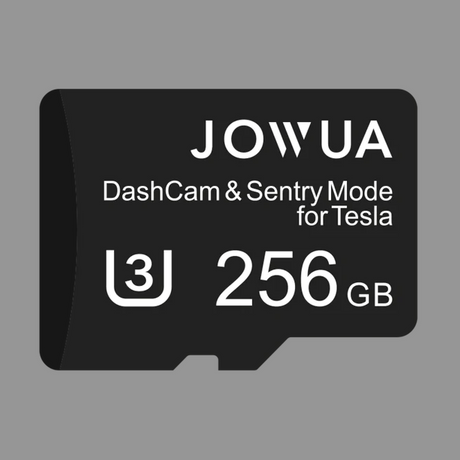 Sort Jowua micro SD-kort på 256 GB til DashCam og Sentry Mode i Tesla