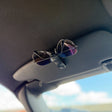 solbrille holder monteret