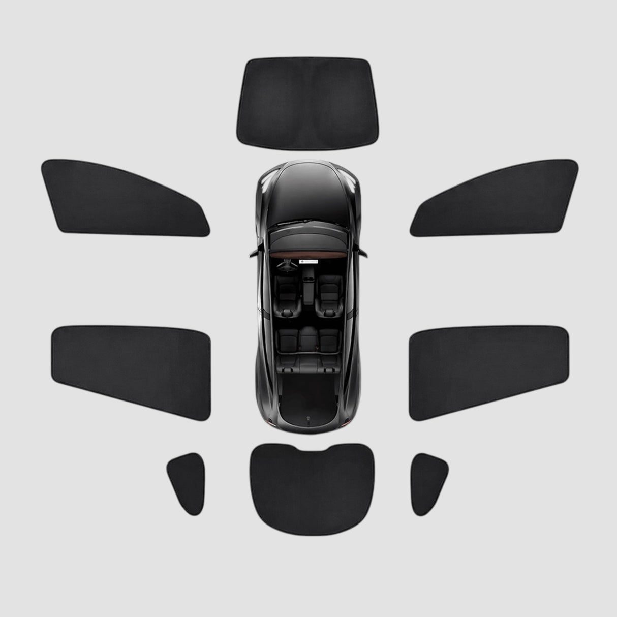 Deksel til vinduer – passer til Tesla Model Y Juniper