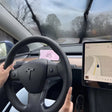Teslogic mobil dashboard i Tesla Model 3.